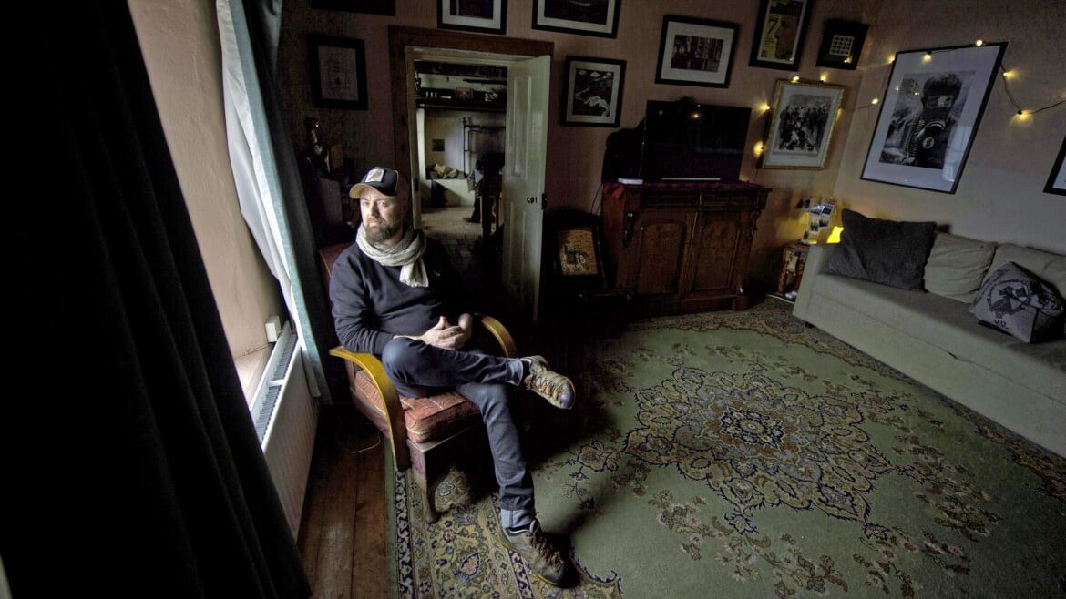 Photographer Cathal McNaughton photographed at his home in Waterfoot in 2020. Picture by Charles McQuillan 