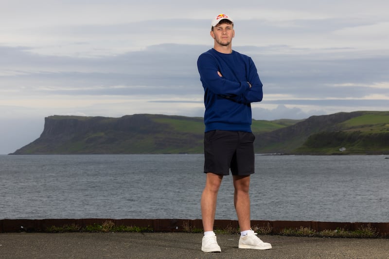 Red Bull cliff diver and World Aquatic Champion, Aidan Heslop