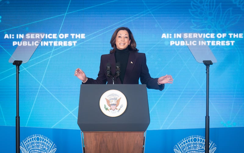 US Vice-President Kamala Harris