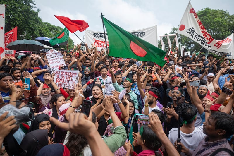 Protests in Bangladesh led to the resignation of prime minister Sheikh Hasina, who fled to India (AP Photo/Rajib Dhar, File)