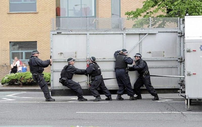 The Short Strand interface in east Belfast 