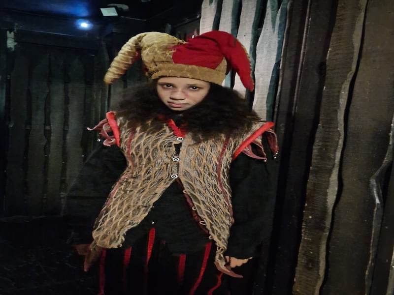 Felicia was even recognised while playing three characters at The London Dungeon in April