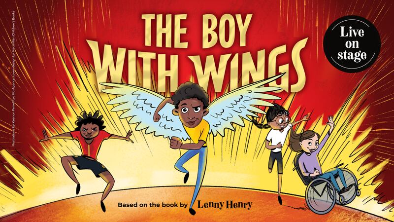 Sir Lenny Henry’s The Boy With Wings is being adapted for a stage production at the Polka Theatre in 2025. Credit: Keenon Ferrell/Macmillan Children’s Books/Polka Theatre