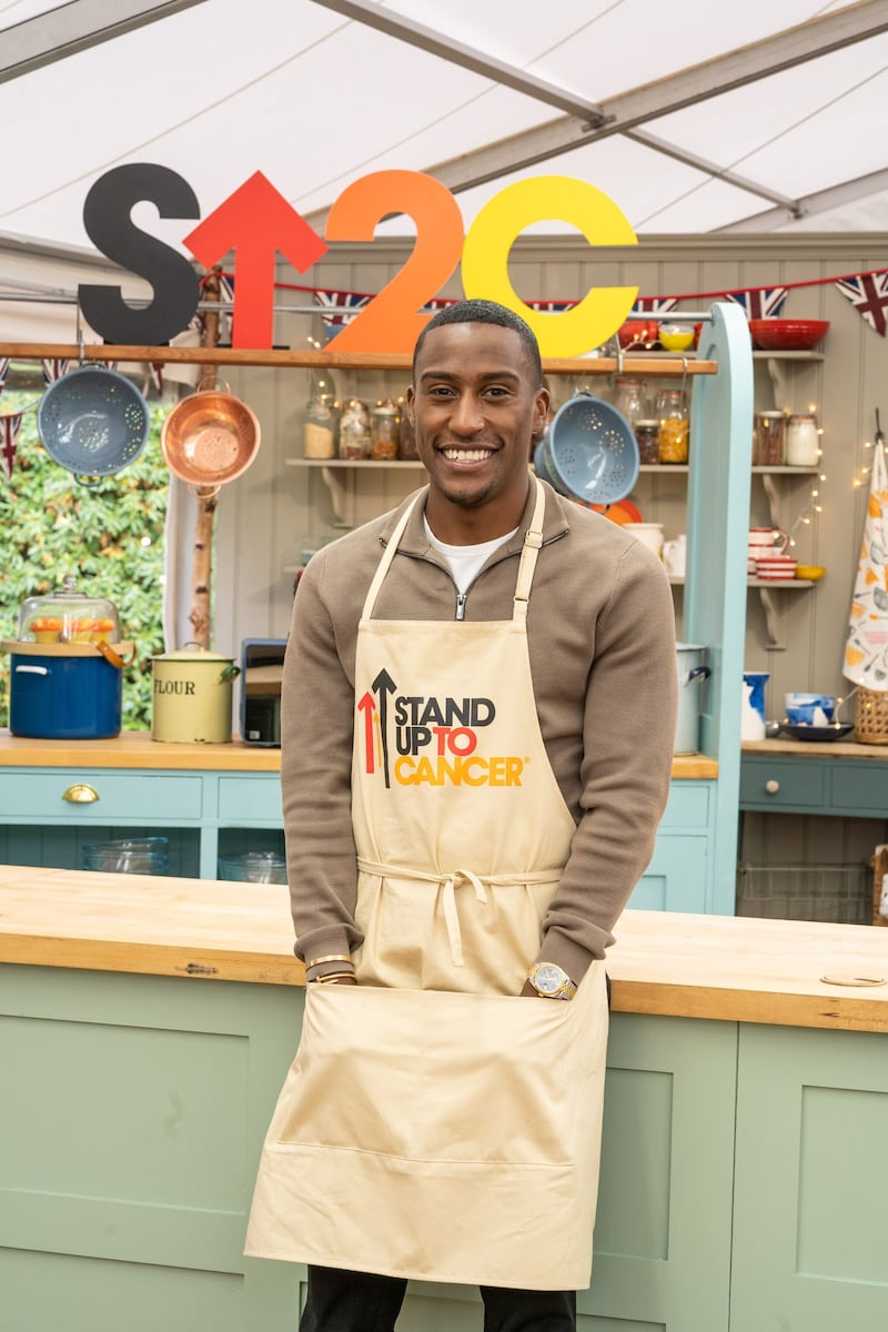 Yung Filly took part in The Great Celebrity Bake Off for Stand Up To Cancer