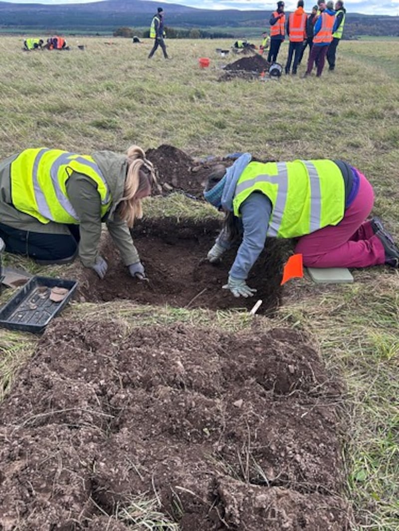 Volunteers from around the world are taking part in the dig (National Trust for Scotland/PA