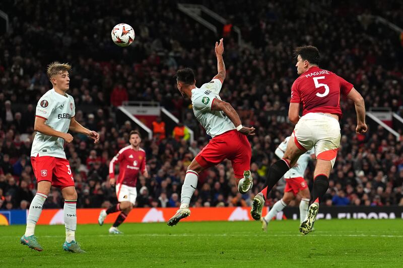 Harry Maguire, right, has started in Manchester United’s last three Premier League games