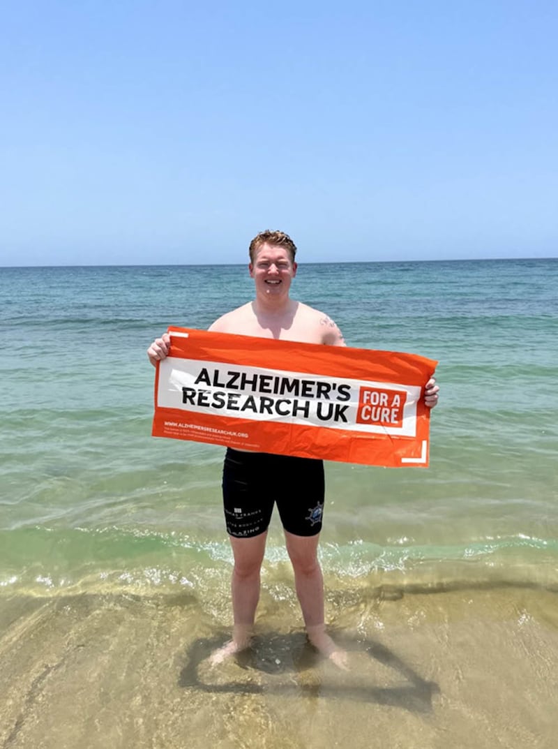 Louis Alexander has been raising money for Alzheimer’s Research UK through the challenge