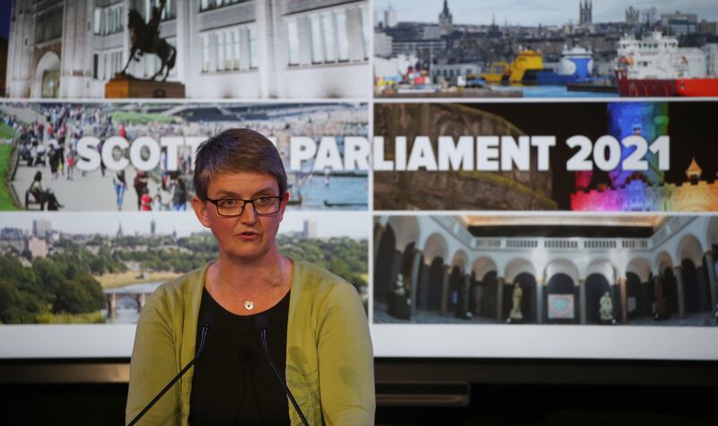 The Scottish Green MSP, Maggie Chapman, has called for the block to be lifted