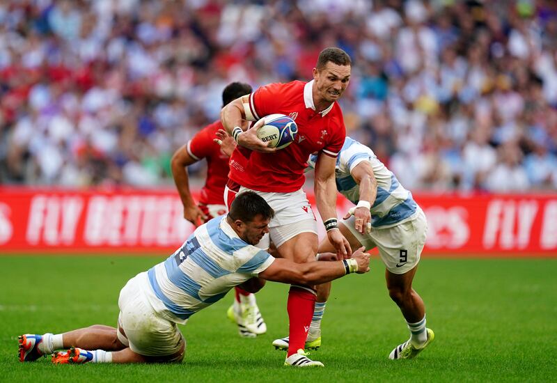 George North suffered a shoulder injury while in action for the Ospreys