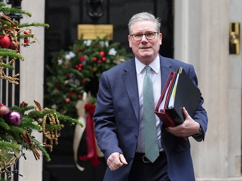 Prime Minister Sir Keir Starmer outside 10 Downing Street