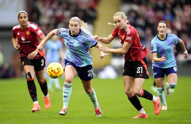 Arsenal forward Alessia Russo scored against her old club