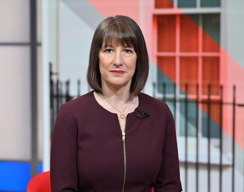 Rachel Reeves appearing on Sunday With Laura Kuenssberg