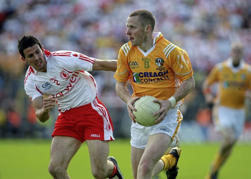 Paddy Cunningham went on to have a long and fruitful career at senior level with Antrim. Pic Seamus Loughran. 