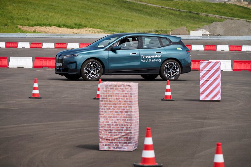 Autonomous valet parking can allow owners to drop off their cars and collect from the same area. (BMW)