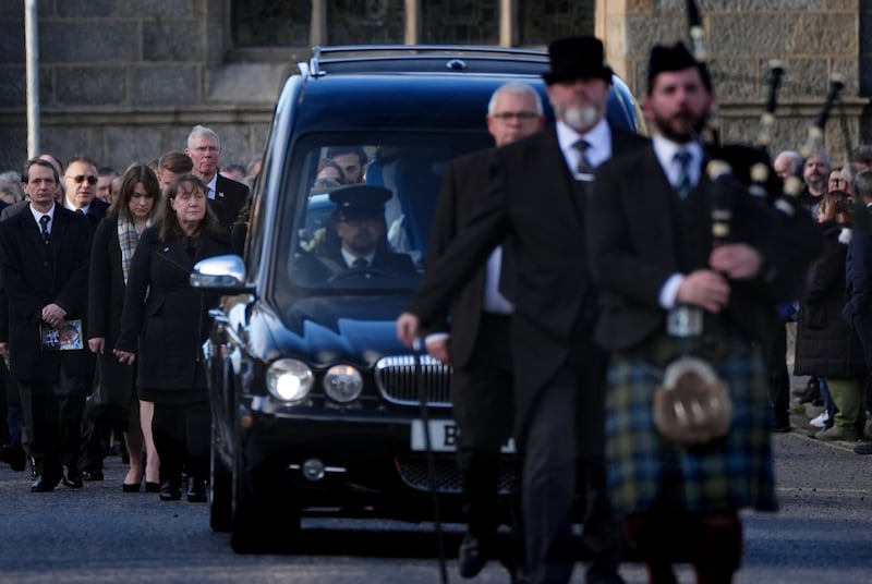 Alex Salmond was laid to rest on October 29