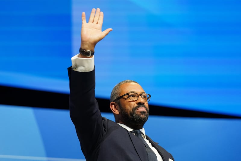 Shadow home secretary James Cleverly challenged Ms Cooper during Home Office Questions in the Commons