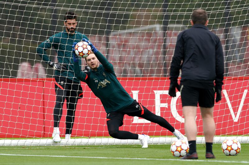 Liverpool goalkeeper Caoimhin Kelleher is set to play in place of the injured Alisson