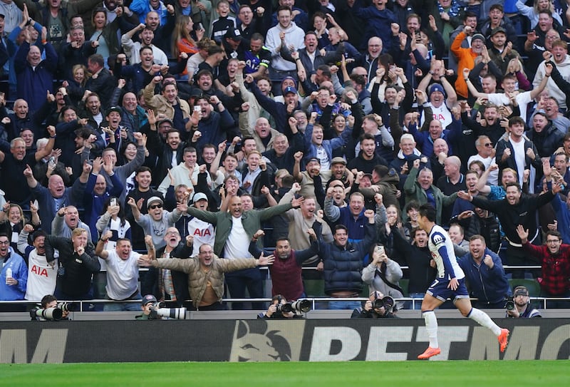 Son Heung-Min scored Tottenham’s fourth goal