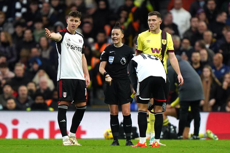 Welch became the first woman to referee a Premier League game in December