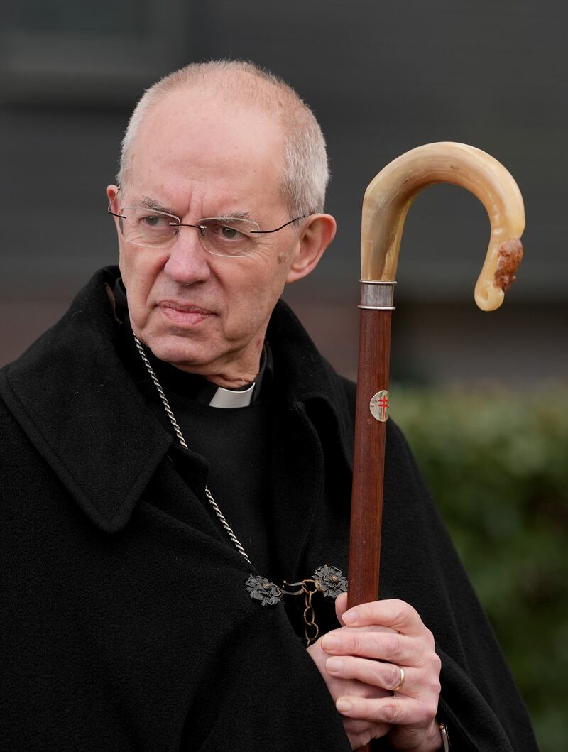 The Archbishop of Canterbury Justin Welby had been in post since 2013