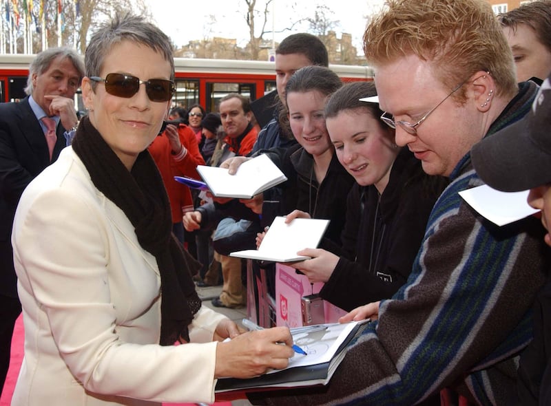 Jamie Lee Curtis at the premiere of the original Freaky Friday