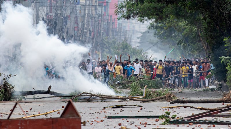 The quota system has led to deadly unrest across Bangladesh (Rajib Dhar/AP)