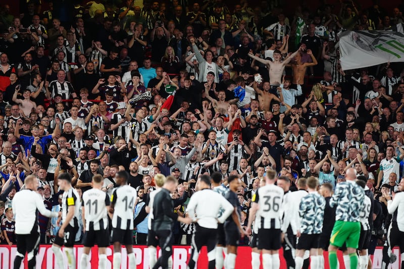 Newcastle celebrate victory