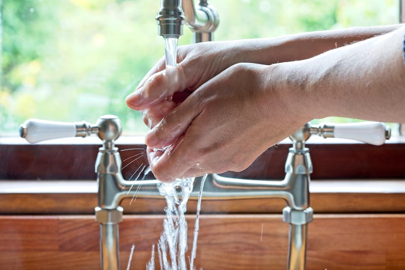 Using overly hot water can cause skin abrasions and long term damage to our hands