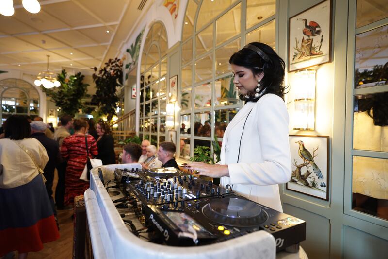 DJ Mia Wong  at the official opening of the Ivy Belfast Brasserie.