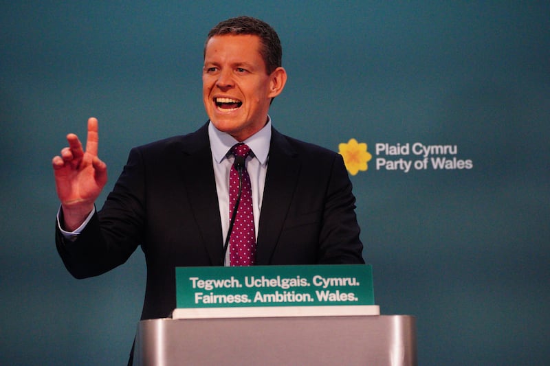 Leader of Plaid Cymru Rhun ap Iorwerth during the party’s annual conference