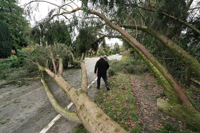 The Met Office warned further strong winds could cause possible short-term loss of power