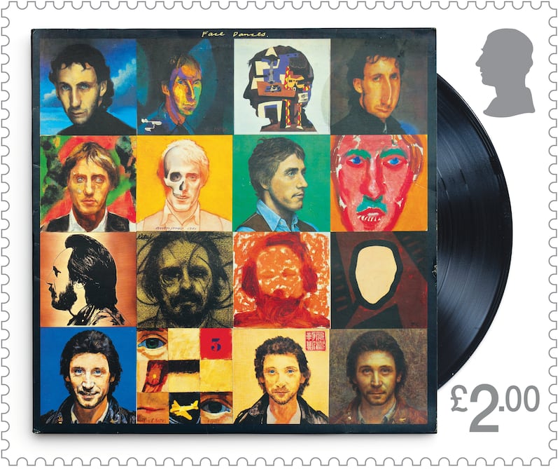 The new Royal Mail stamp featuring the cover of The Who’s 1981 album Face Dances