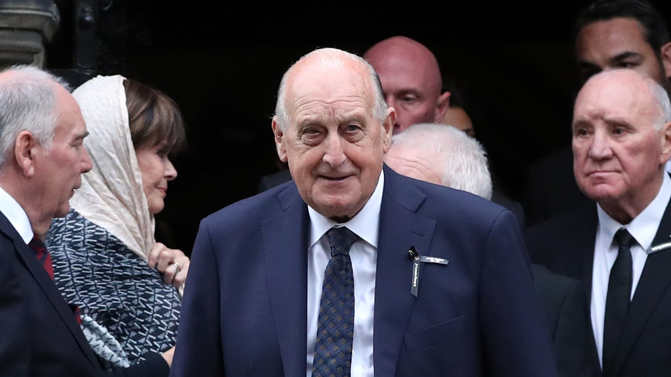 Former Newcastle United chairman Sir John Hall, pictured in 2017, has stopped backing the Tories and is now a Reform UK donor