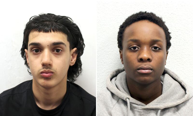 Police want to speak to Mosawar Zazi (left) and Colin Chabikwa in connection with the death of Kelyan Bokassa last week