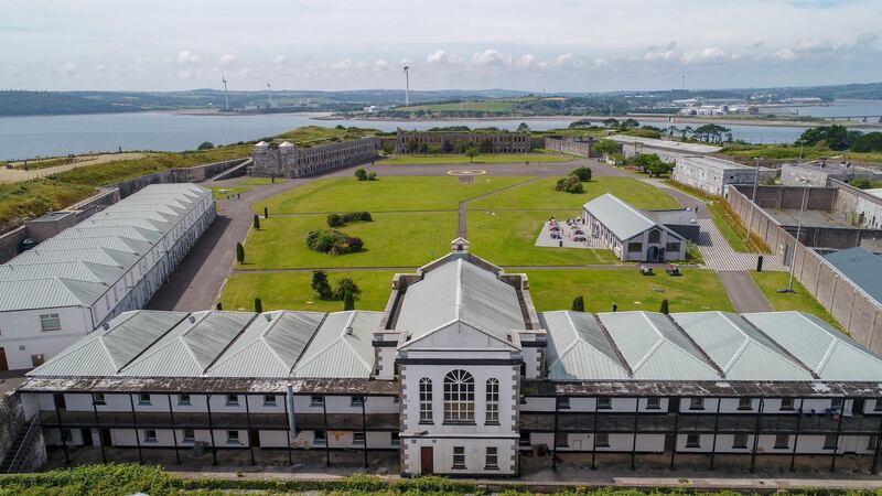 Aerial view of Spike Island.