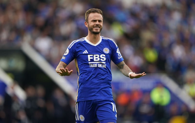 James Maddison was relegated with Leicester