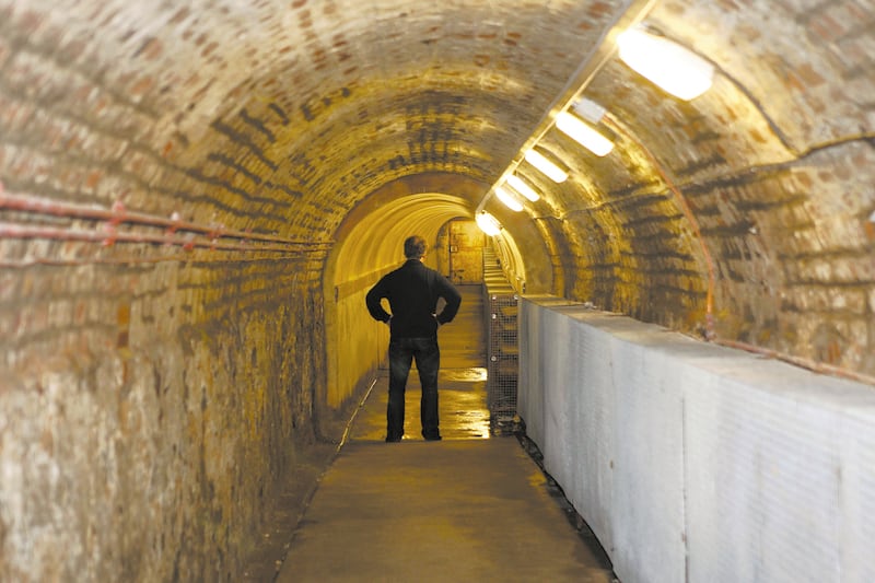 The underground tunnel between Crumlin Road Gaol and Crumlin Road Courthouse