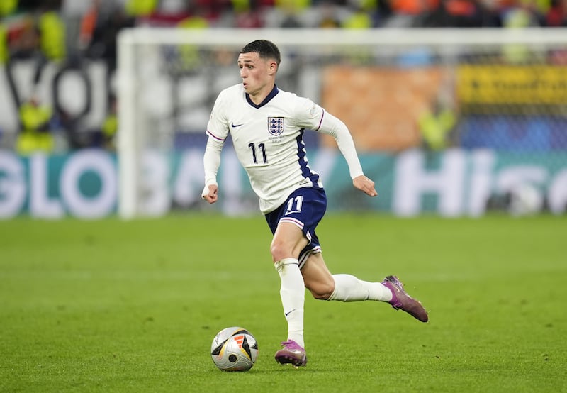 Manchester City midfielder Phil Foden made the step up into the England senior squad from the Under-21s