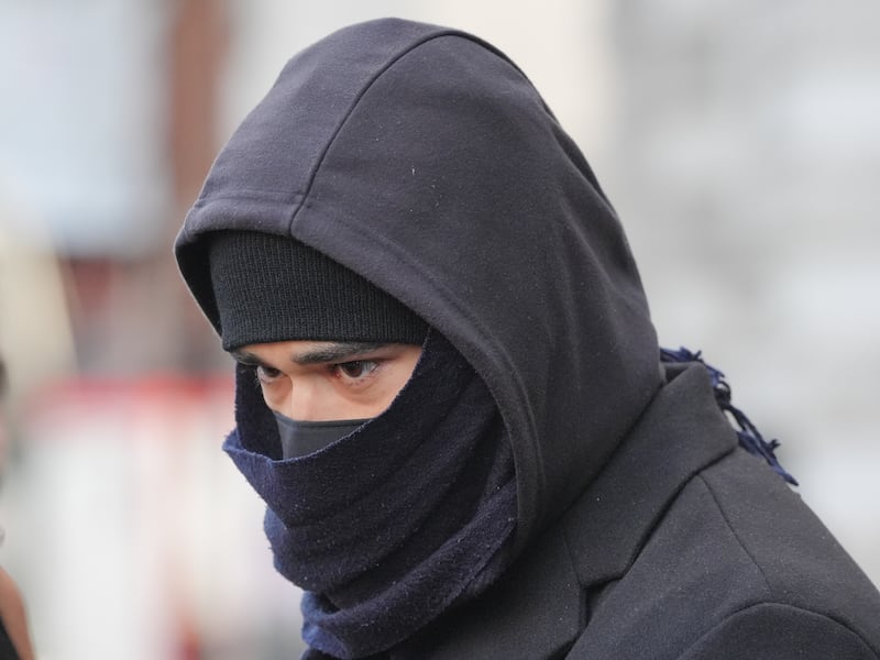 Adeel Khan at Westminster Magistrates’ Court where he is accused of helping ex-soldier Daniel Khalife after he escaped from prison