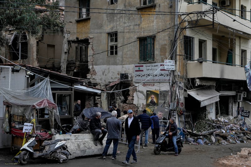 Amos Hochstein’s visit comes hours after an Israeli strike in central Beirut (Bilal Hussein/AP)