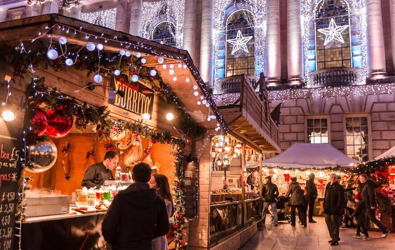 The Belfast Christmas market. Picture by Visit Ireland