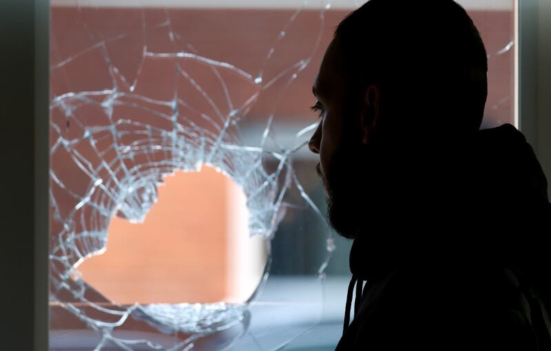 Muhammad  Soufi whose East Belfast home was attacked.
The Police Service of Northern Ireland has made five more arrests and dealt with a number of race-related hate crime, incidents and disorder last night, Wednesday 7th August.
PICTURE COLM LENAGHAN