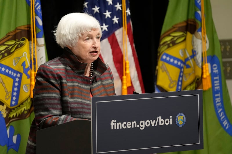 US Treasury Secretary Janet Yellen (Susan WalshAP)