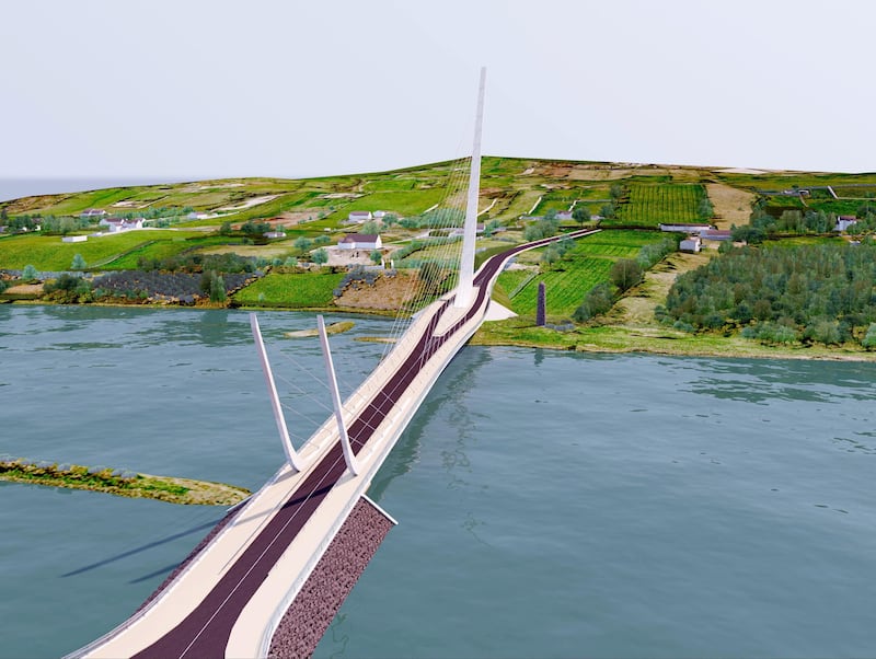 Irish deputy premier Micheal Martin has said the Narrow Water Bridge linking Northern Ireland and the Republic can be built ‘on time and within budget’ Louth County Council/PA)