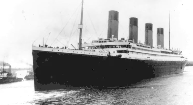 The Titanic departing Southampton ahead of it's ill-fated maiden voyage. PICTURE: AP