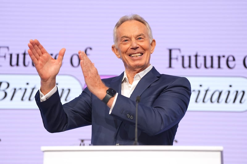 Tony Blair claimed there was a ‘pretty optimistic’ spirit across the country when he came to power