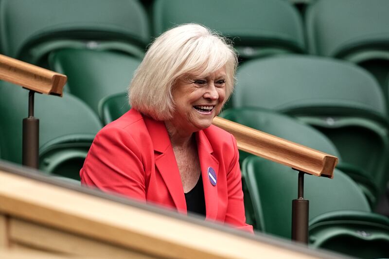 Sue Barker made a surprise return