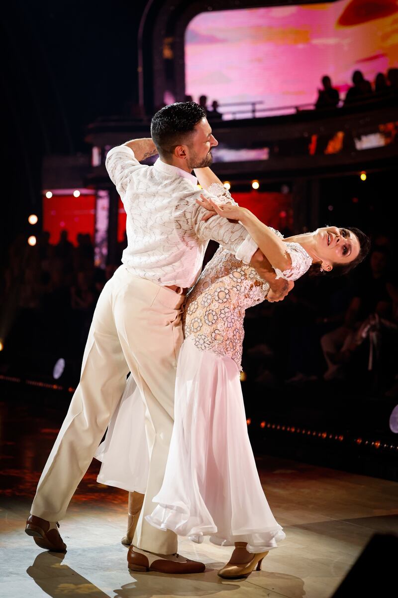 Amanda Abbington was partnered with Giovanni Pernice on Strictly Come Dancing in 2023