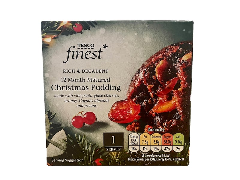 Tesco Christmas pudding