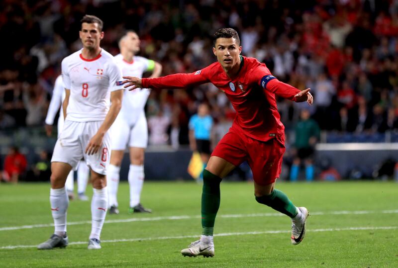 Cristiano Ronaldo (right) leads the way in Portugal’s tournament-high goal tally
